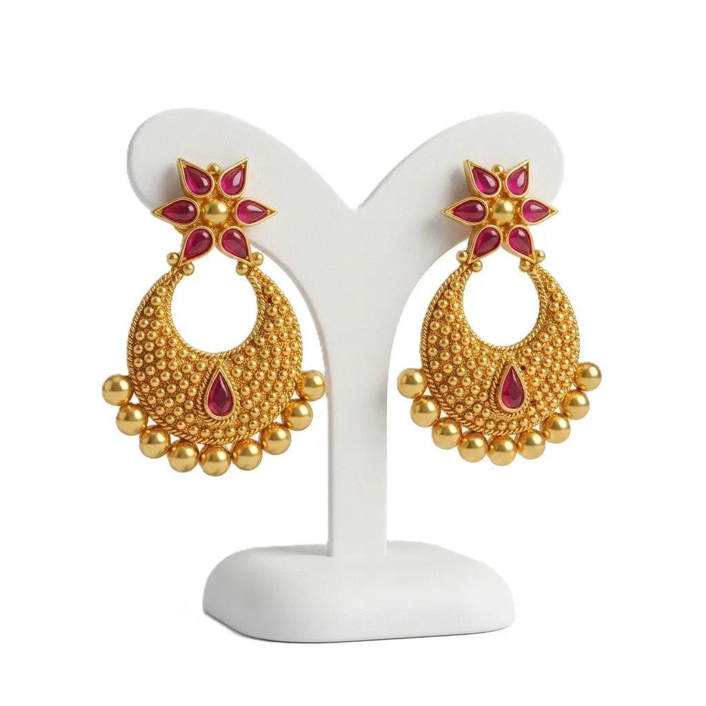 Premium pair Traditional earrings (code 126)