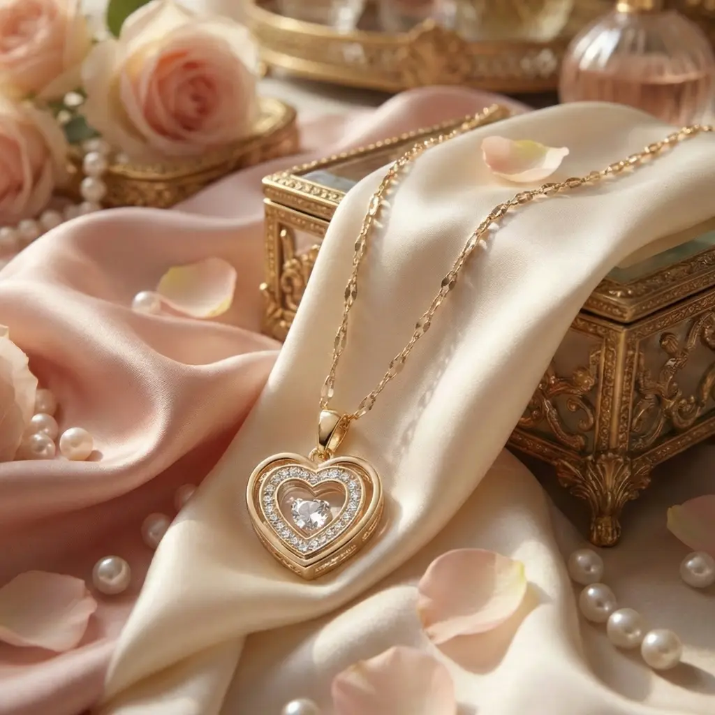 Heart beat Necklace (code 353)