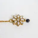 Kundan stone Maangtika (code 165)