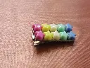 Pastel Stars Alligator Clip (code 056)