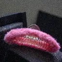 Pink Plush claw clip (code 198)