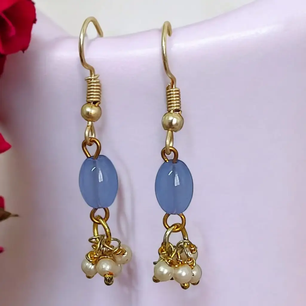 Lavender stone dangle (code 261)