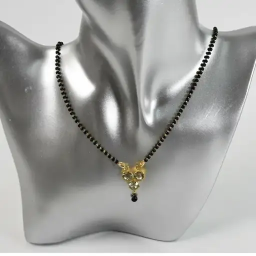 3 stone long Mangalsutra (code 273)