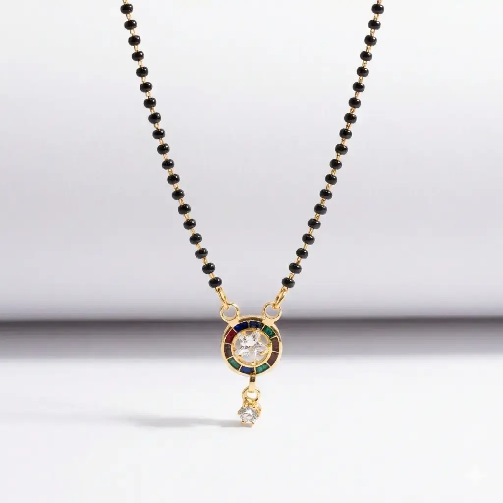 Star stone Mangalsutra (code 274)