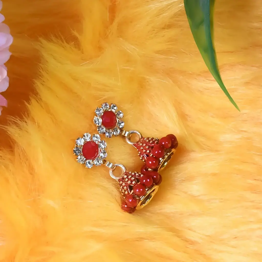 Stone stud jumka _1pair (code 284)