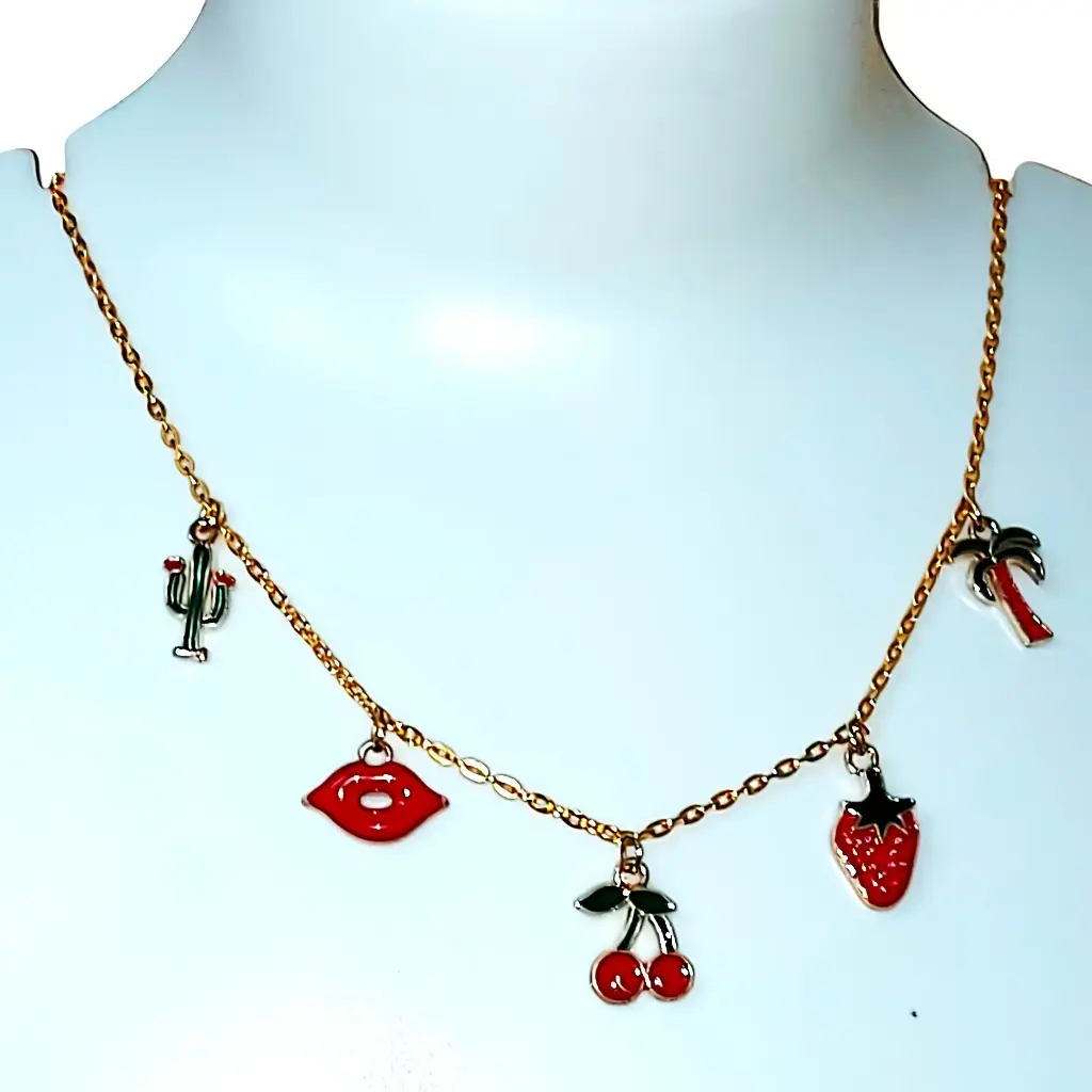Sweet & Sassy Charm Necklace (code 286)
