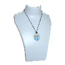 Black cord resin Pendant necklace (code 293)