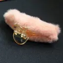 Pink Plush claw clip (code 198)