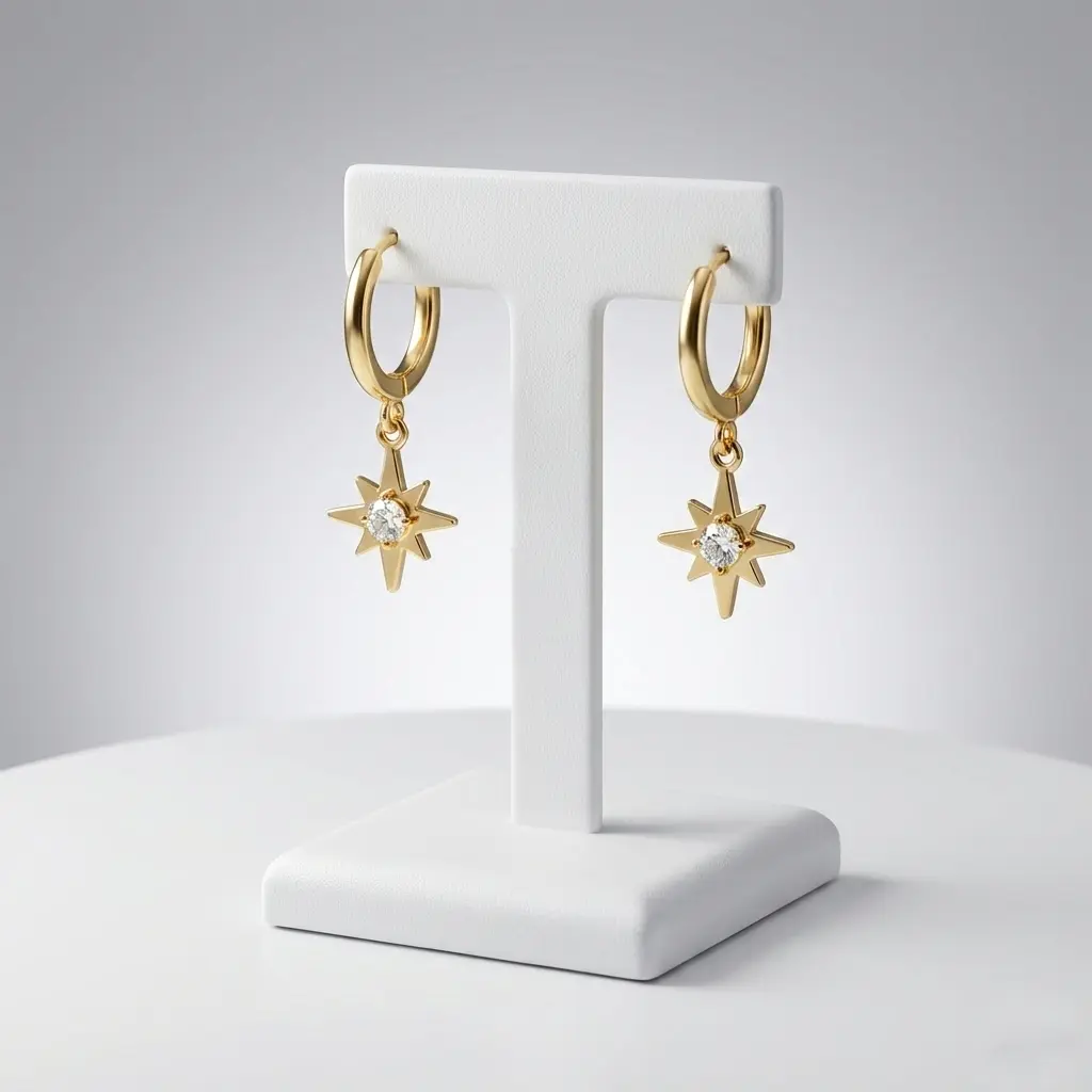 Sparkling star hoop (code 317)