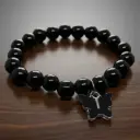 Ebony Flutter Beaded Bracelet (code 383)