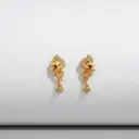 Aura Gold Fusion Drops Earrings (Code 385)