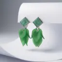 Hariyali Drops Earrings (Code 395)