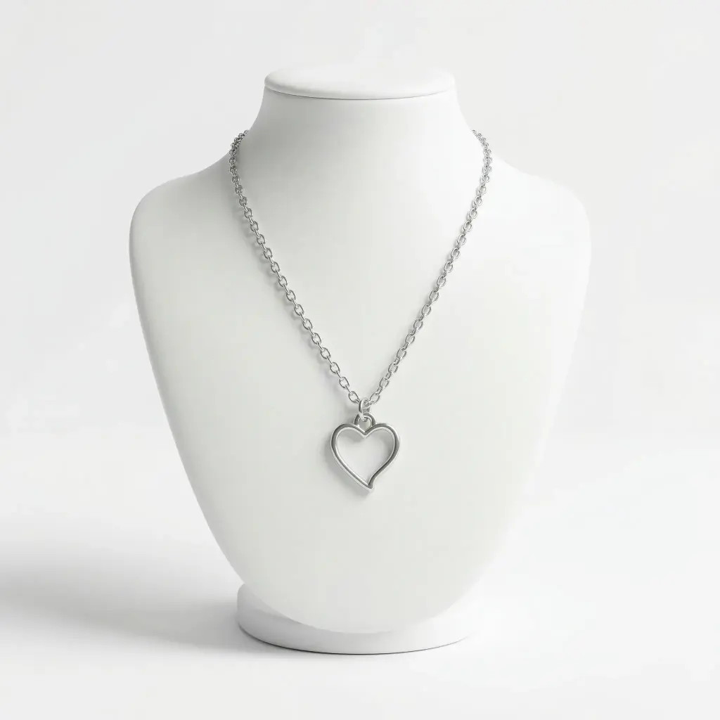 Modern Romance heart pendant necklace (Code 313)
