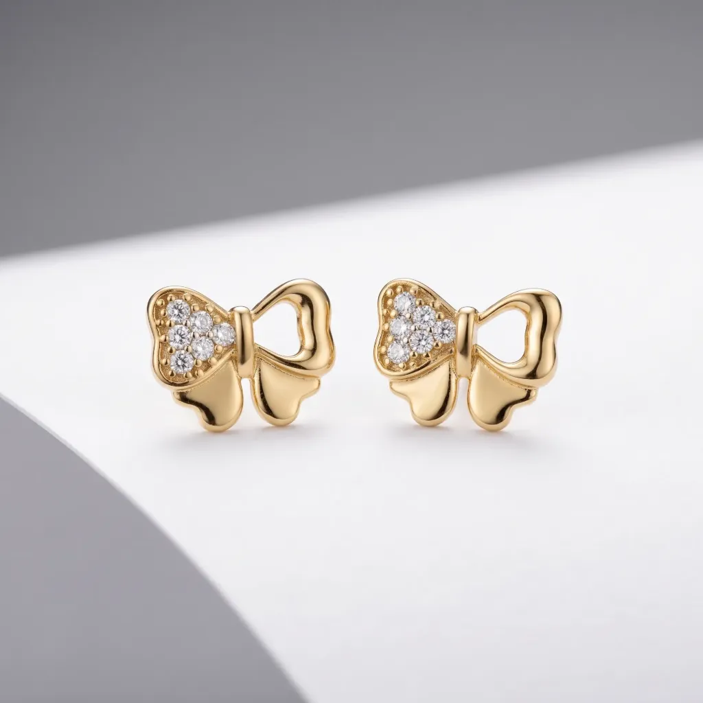 Blush stud earrings (code 409)