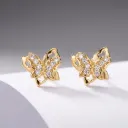 Monarch stud earrings (code 410)