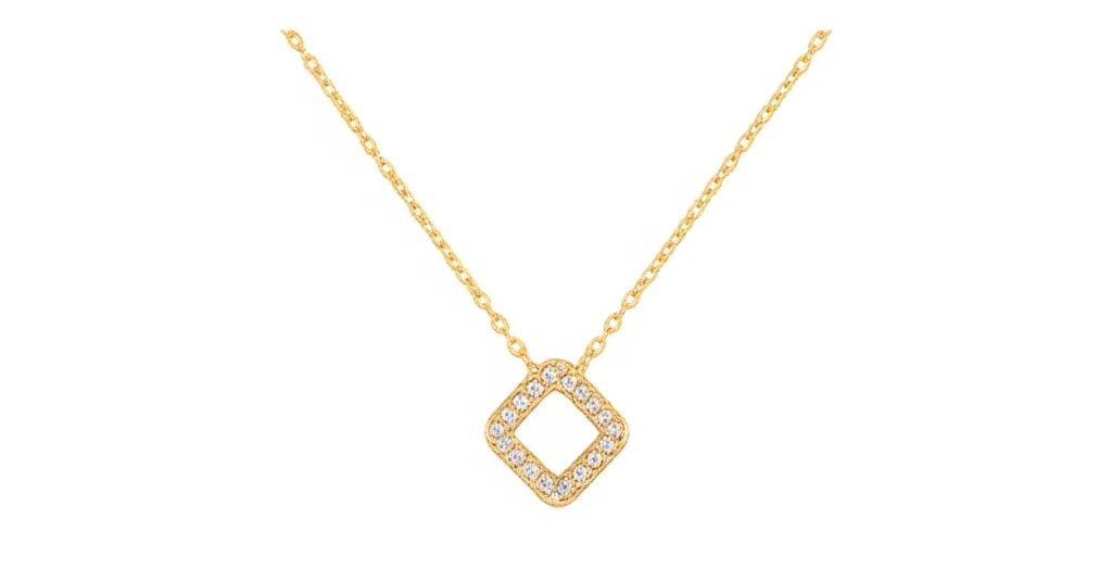 Chain with diamond Pendant (code 179)