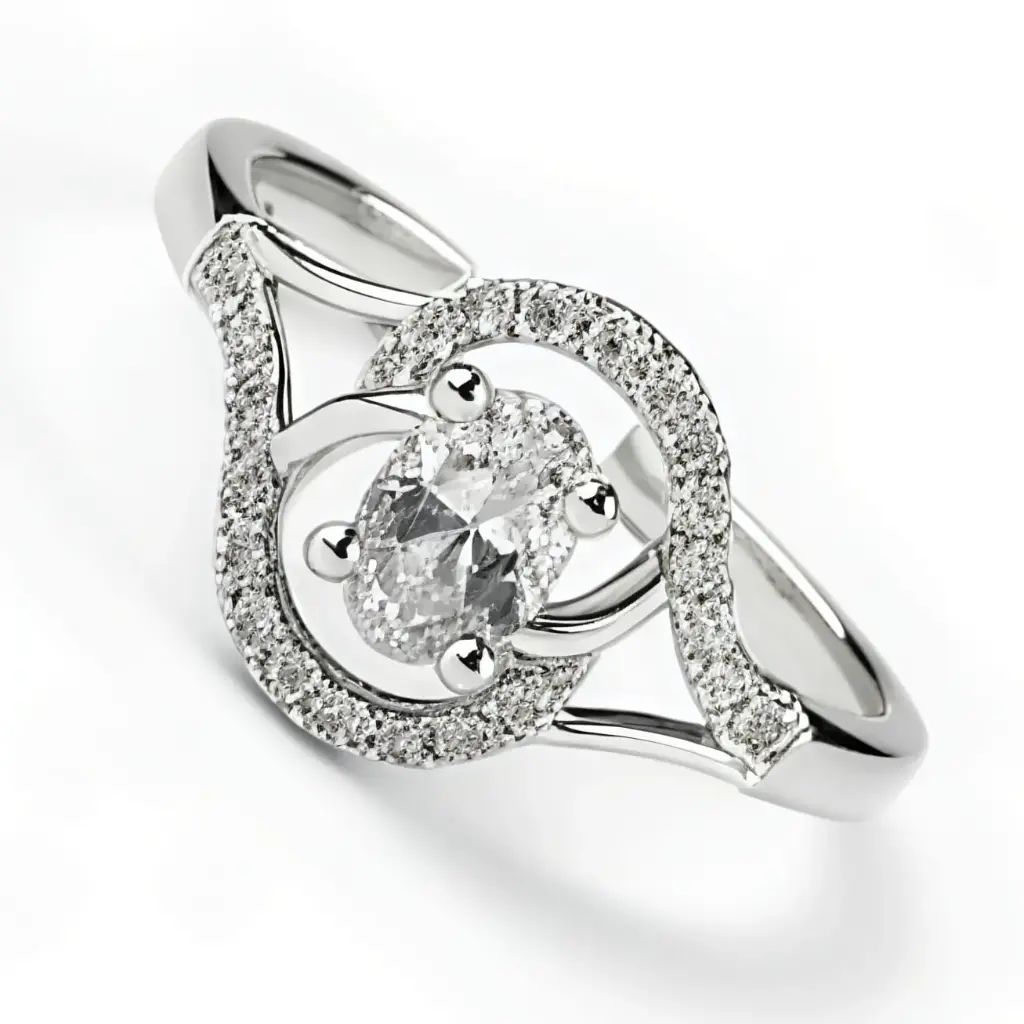 American diamond adjustable ring (code 137)