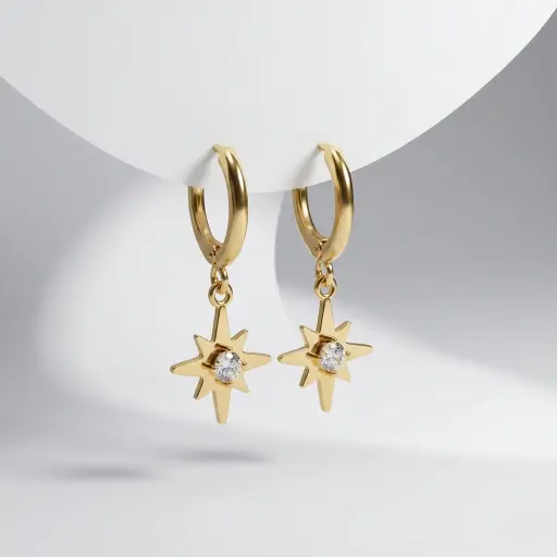 Sparkling star hoop (code 317)