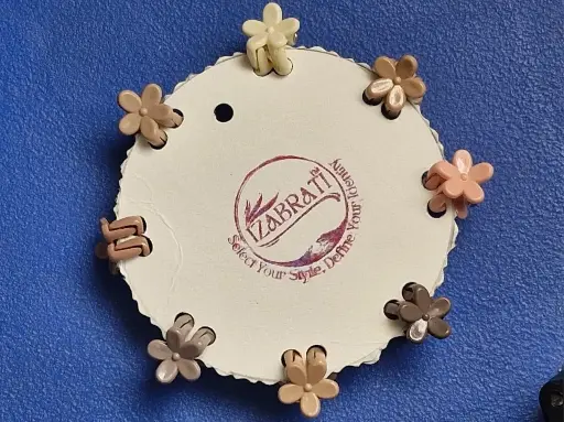 Multicolour small claw clips (code 107)