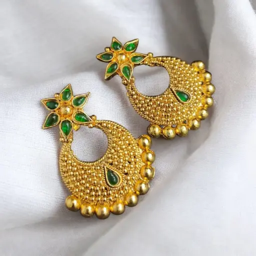 Premium pair Traditional earrings (code 126)