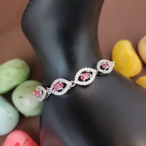 American Diamond Adjustable Bracelet (Code 173)